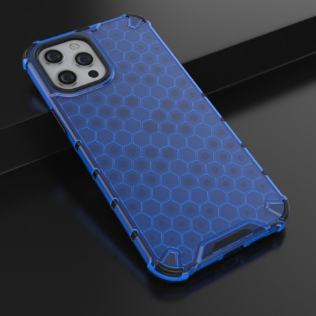 Противоударный чехол Honeycomb на iPhone 14/13 - синий