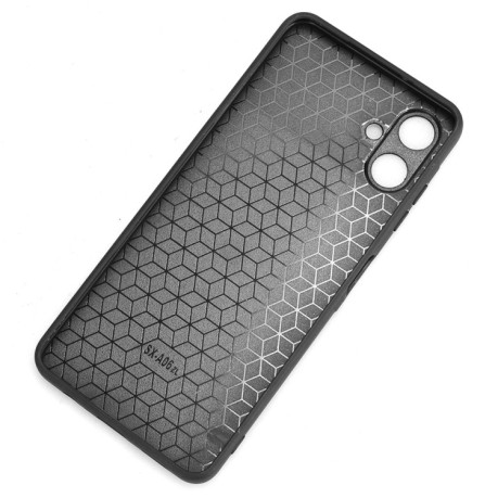Ударозахисний чохол Cow Pattern Sewing Card Bag для Samsung Galaxy A06 4G - синій