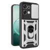 Ударостійкий чохол Sliding Camshield на OPPO A6 Pro 4G / 5G / F31 5G — сріблястий