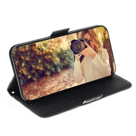 Чехол-книжка 3D Painting для Infinix Hot 50i / Smart 9 - Cat