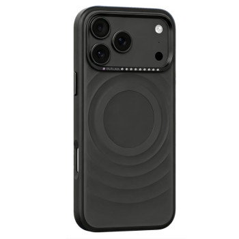 Магнітний чохол Mutural Ripple Series гібридний PC+TPU на iPhone 18 Pro Max — чорний
