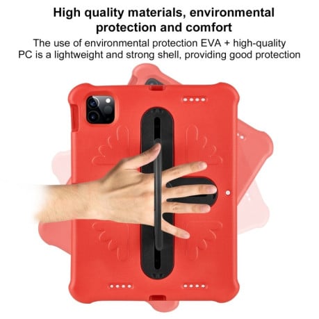 Протиударний чохол Shield 360 Rotation Handle EVA Shockproof для iPad Pro 11 2024 - червоний