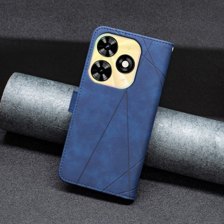 Чехол-книжка Rhombus Texture для Infinix Smart 8 - синий