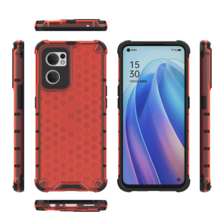 Протиударний чохол Honeycomb на Reno7 5G Global/ Find X5 Lite/OnePlus Nord CE2 5G - червоний