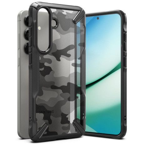 Оригинальный чехол Ringke Fusion X Design durable для Samsung Galaxy S25+ - Black