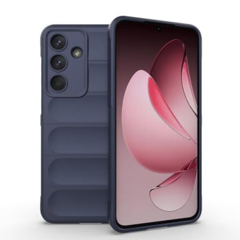 Силіконовий чохол Magic Flannel на Samsung Galaxy S25 FE 5G - синій