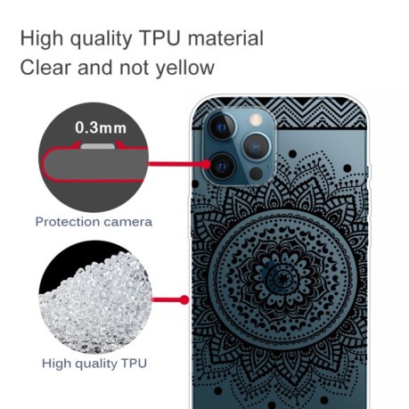 Чехол Painted Pattern для iPhone 13 Pro - Mandala