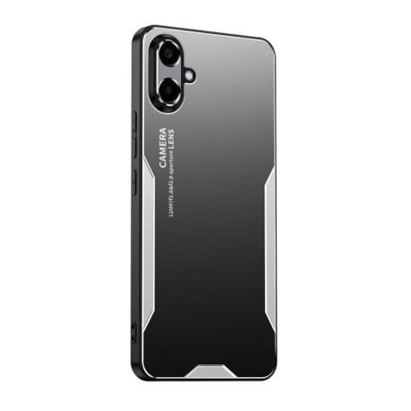 Противоударный чехол Blade Series на Samsung Galaxy A07 5G - серебристый