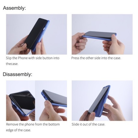 Чохол NILLKIN Frosted PC на Xiaomi Redmi Note 14 5G - синій