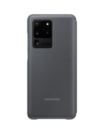 Оригинальный чехол-книжка Samsung LED View Cover для Samsung Galaxy S20 Ultra grey (EF-NG988PJEGEU)