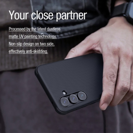 Протиударний чохол NILLKIN Frosted Shield Pro Magnetic Magsafe Samsung Galaxy A55 - чорний