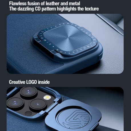 Протиударний чохол NILLKIN CamShield Pro Series для iPhone 15 Pro Max - чорний