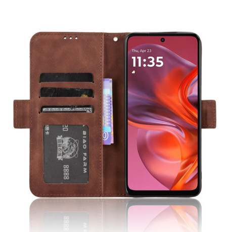 Чохол-книжка Skin Feel Calf Motorola Moto G05 4G / E15 4G - коричневий