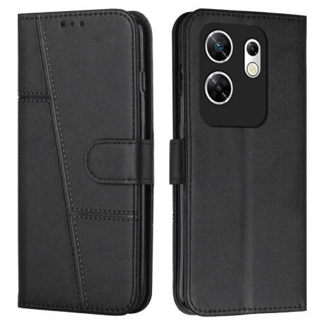 Чехол-книжка Stitching Calf Texture для Infinix Zero 30 4G - черный