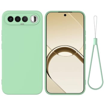 Силіконовий чохол Solid Color Liquid Silicone на Realme 16 5G — зелений