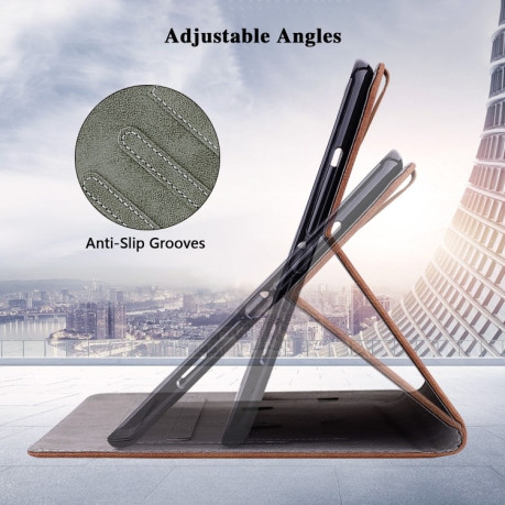 Чохол-книжка Embossed Tiger Pattern Leather для Xiaomi Redmi Pad SE 8.7 - коричневий
