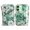 Чехол-книжка 3D Colored Horizontal Flip Leather для Realme C61/C63/Note 60/Note 60x - Flower