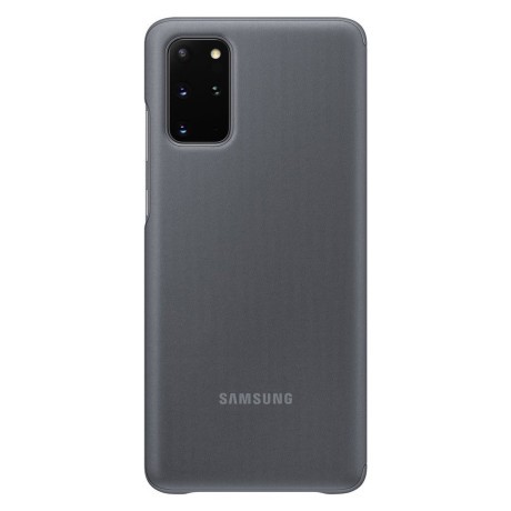 Оригинальный чехол-книжка Samsung Clear View Standing Cover для Samsung Galaxy S20 Plus grey (EF-ZG985CJEGRU)