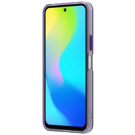 Противоударный чехол Candy Series для Xiaomi Poco M6 4G - фиолетовый