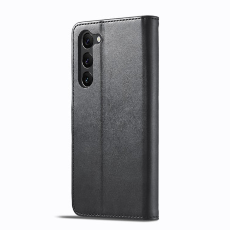 Чехол книжка LCIMEEKE Calf Texture на Samsung Galaxy S25+ 5G - черный