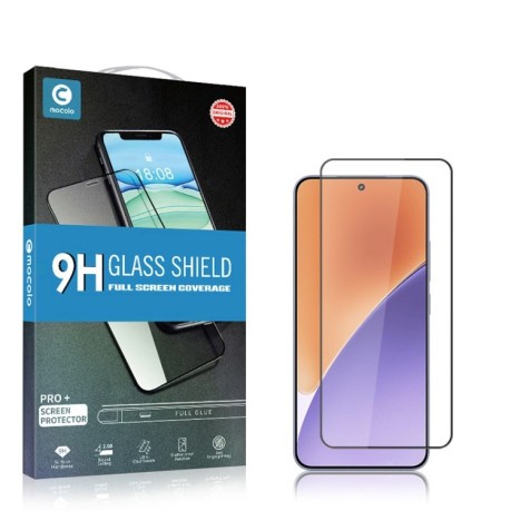 Захисне скло mocolo 0.33mm 9H 3D Full Glue для Xiaomi 15 - чорне