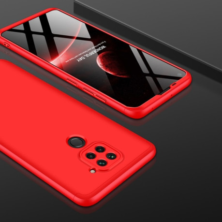Протиударний чохол GKK Three Stage Splicing на Xiaomi Redmi 10X / Note 9 - червоний