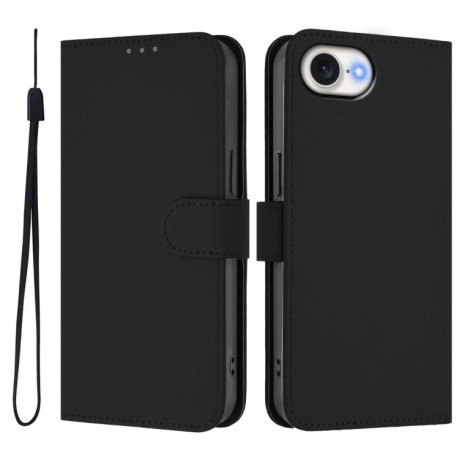 Чехол-книжка Skin Feel S-type для iPhone 16e - черный