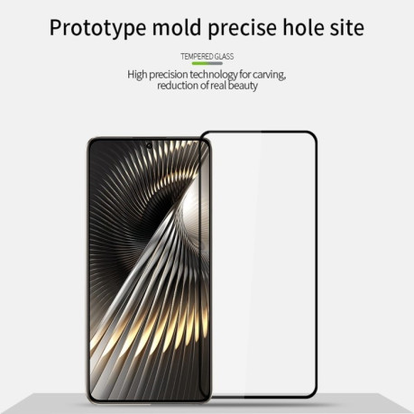 Защитное стекло MOFI 9H 3D Full Screen на  Xiaomi Poco F6 Pro /Redmi K70 Global - черное