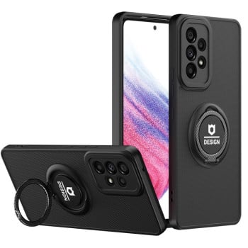 Противоударный чехол Eagle Eye Ring Holder для Samsung Galaxy A53 5G -  черный
