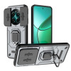 Противоударный чехол Sliding Camshield для Realme 12+ 5G/12 4G/13 4G - серый
