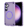 Противоударный чехол Skin Feel MagSafe Magnetic для Samsung Galaxy S24+ 5G - фиолетовый