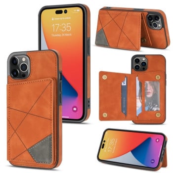 Протиударний чохол Line Card Holder для iPhone 14 Pro - коричневий