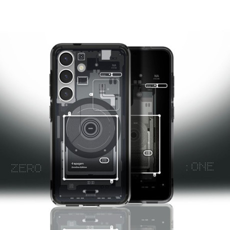 Оригинальный чехол Spigen Ultra Hybrid  Zero One Mag Case для Samsung Galaxy S25  - Black