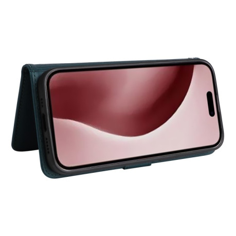 Чехол-книжка BETOPNICE BN-005 2 in 1 Detachable Imitate Genuine Leather для iPhone 16 Pro Max - синий