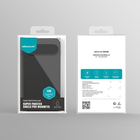 Противоударный чехол NILLKIN Frosted Shield Pro Magnetic Magsafe для Google Pixel 9 Pro - черный