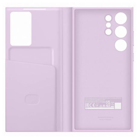 Оригинальный чехол-книжка Samsung Smart View Wallet Samsung Galaxy S23 Ultra - Lilac (EF-ZS918CVEGWW)