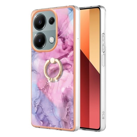 Протиударний чохол Electroplating IMD для Xiaomi Redmi Note 13 Pro 4G/Redmi Note Redmi Note 14S/ 13 Pro 4G / POCO M6 Pro 4G - Pink
