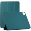 Магнитный чехол-книжка Horizontal Flip Ultra-thin для iPad Air 13(2024)/Pro 12.9 (2020)/(2021) - темно-зеленый