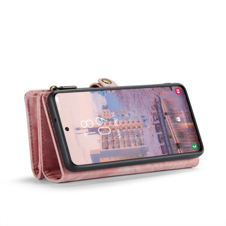 Чехол-кошелек CaseMe 008 Series Zipper Style на Samsung Galaxy S23+Plus 5G - розовый