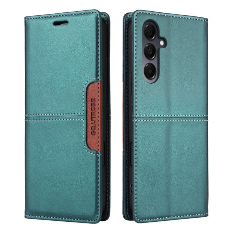 Чехол-книжка GQUTROBE G01 RFID Anti-theft Leather для Samsung Galaxy A16 - зеленый