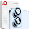 Защитное стекло на камеру NORTHJO Camera Lens Protector CD Metal Ring на OPPO Reno14 F 5G — синее