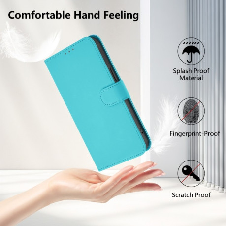 Чехол-книжка Skin Feel Solid Color Leather для Infinix Zero 30 4G - синий