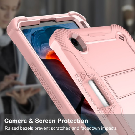 Чохол протиударний Silicone with Holder для iPad mini 6 - рожеве золото