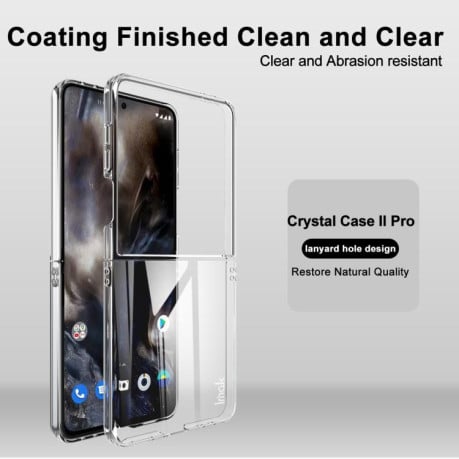 Чехол IMAK Wing II — ультратонкий, износостойкий, кристально прозрачный на Samsung Galaxy Flip 7 5G