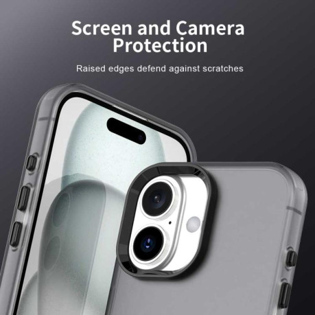 Противоударный чехол Candy Series для iPhone 17 - черный