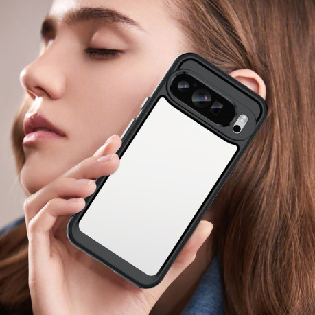 Протиударний чохол Colorful Acrylic Series для Google Pixel 9 Pro XL - чорний