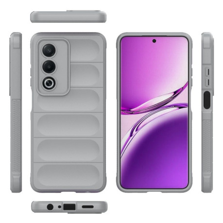 Силіконовий чохол Magic Flannel для OPPO A80 5G/A3 Pro - сірий