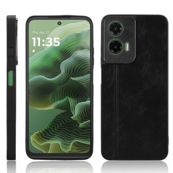 Ударозащитный чехол Sewing Cow Pattern для Motorola Moto G35 5G - черный