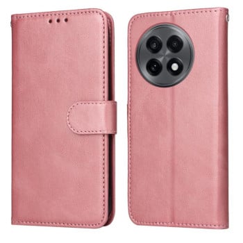 Чохол-книжка Classic Calf Texture Flip Leather для OnePlus 13R/Ace 5/Ace 5 Pro - рожеве золото