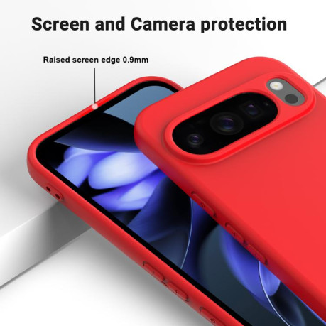 Силіконовий чохол Solid Color Liquid Silicone на Google Pixel 10 Pro XL - червоний